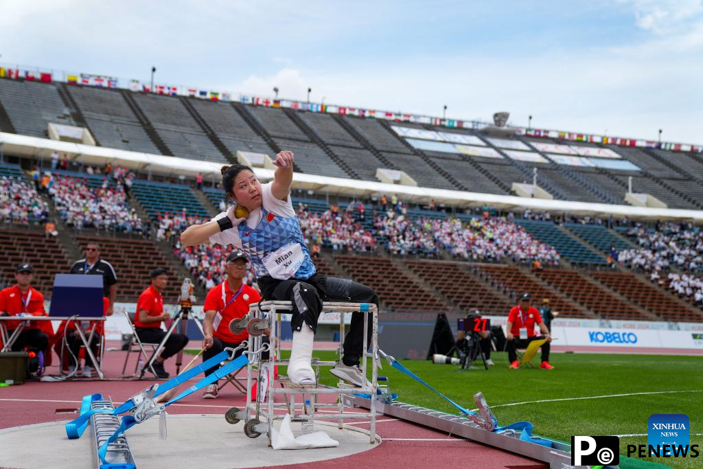 China claims 6 golds, 2 Asian records on Day 7 at Para Athletics World Championships