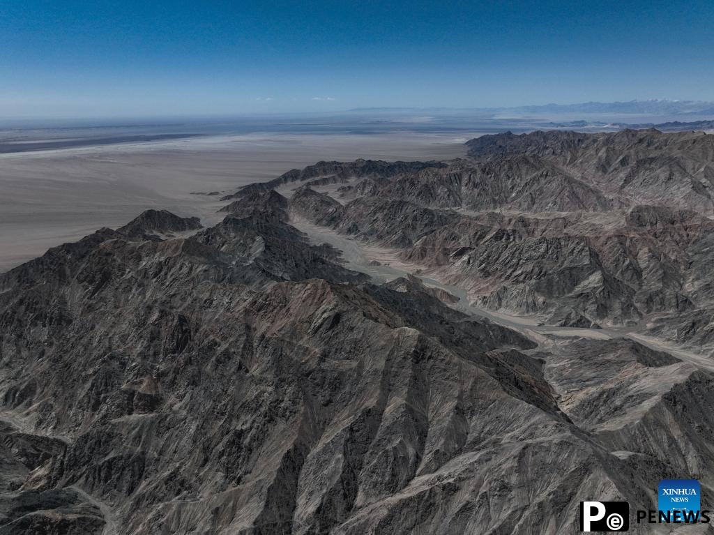 View of Qaidam Basin in China