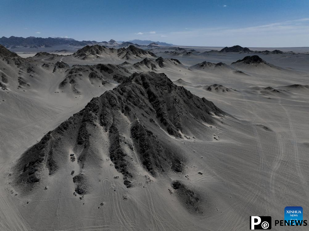 View of Qaidam Basin in China