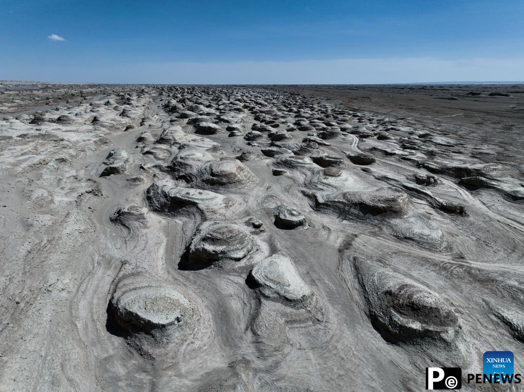 View of Qaidam Basin in China