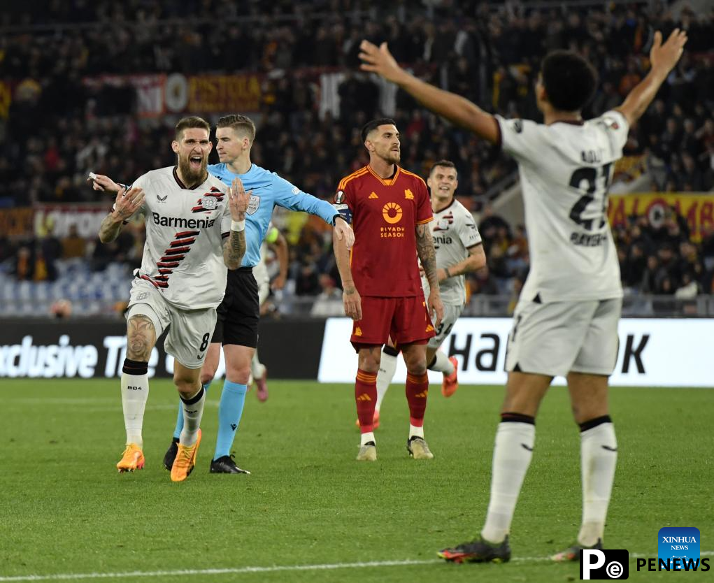 UEFA Europa League semifinal 1st leg match: Roma vs. Bayer 04 Leverkusen