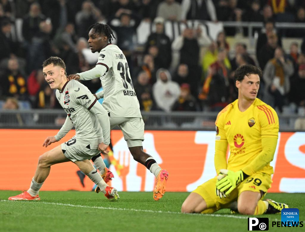 UEFA Europa League semifinal 1st leg match: Roma vs. Bayer 04 Leverkusen