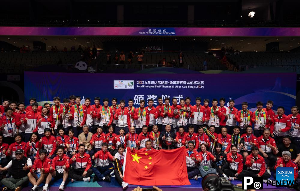China regains Thomas Uber Cup
