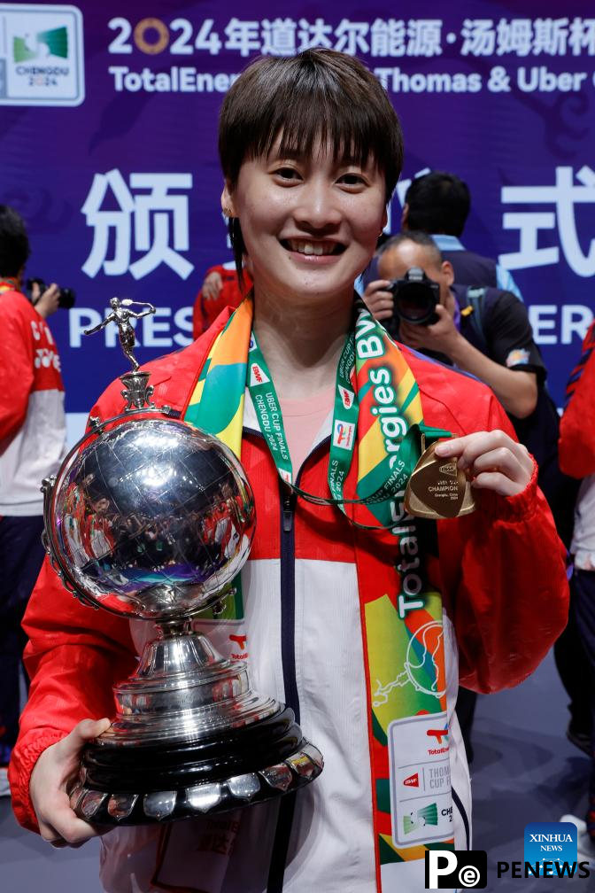 China regains Thomas Uber Cup