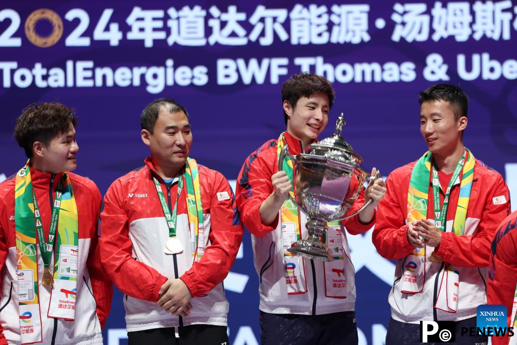 China regains Thomas Uber Cup