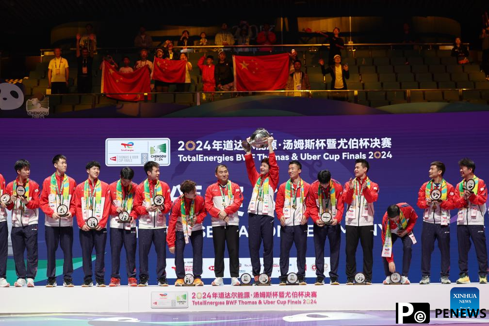 China regains Thomas Uber Cup