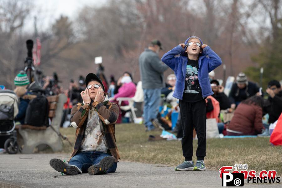 Solar eclipse spotted in U.S.