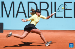 China's Wang Xinyu produces fightback in Madrid Open first round