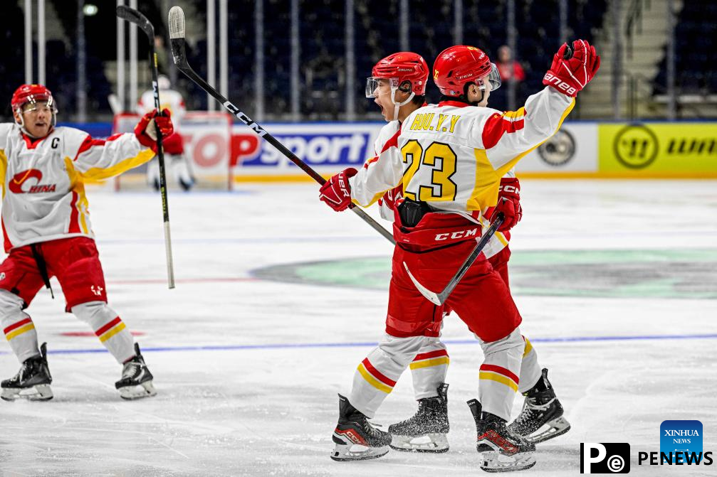 China beats Netherlands in Ice Hockey Men