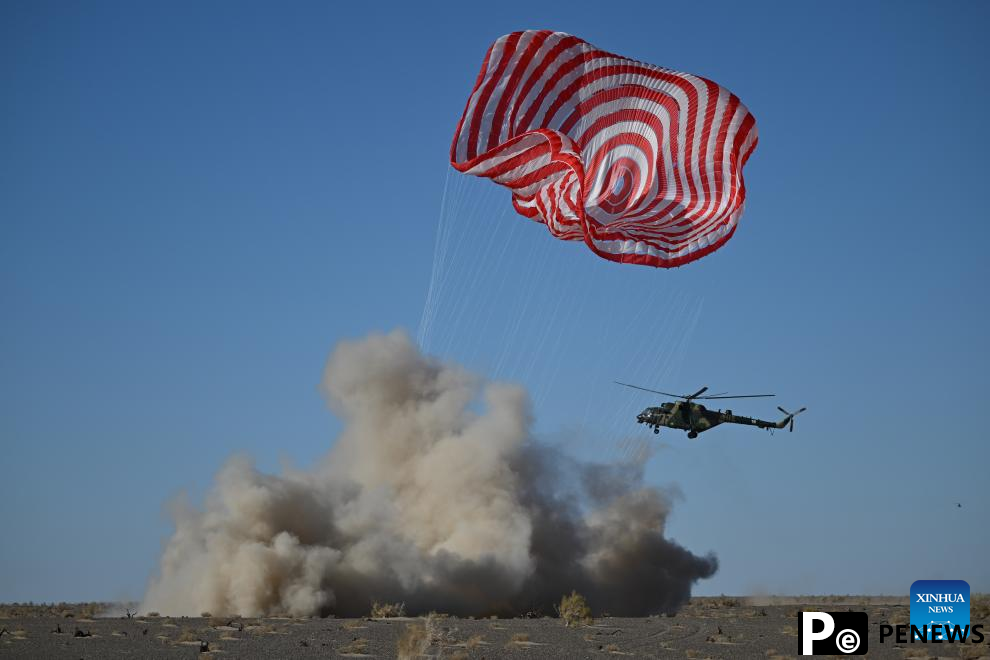All Shenzhou-17 astronauts out of return capsule