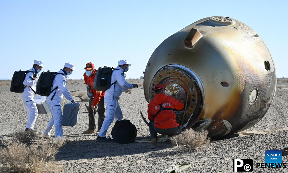 All Shenzhou-17 astronauts out of return capsule