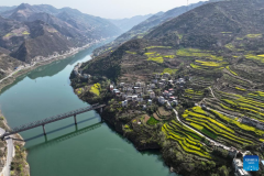 Scenery of Gouyuan Township in Xunyang, NW China's Shaanxi