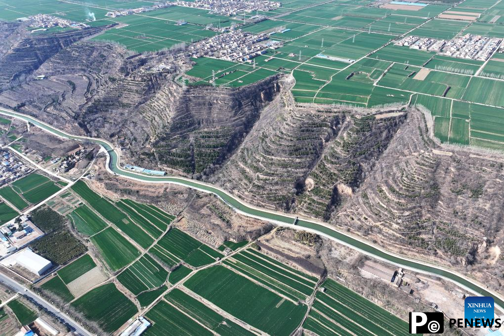 Scenery of Gouyuan Township in Xunyang, NW China