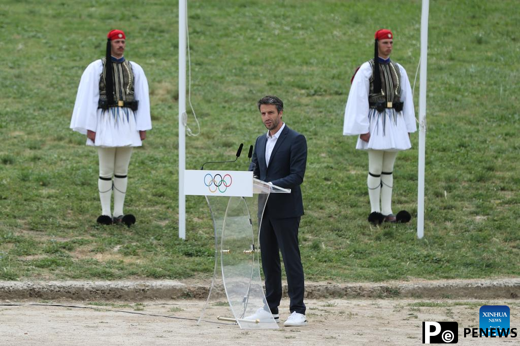 Olympic flame for Paris 2024 Summer Games lit in Ancient Olympia