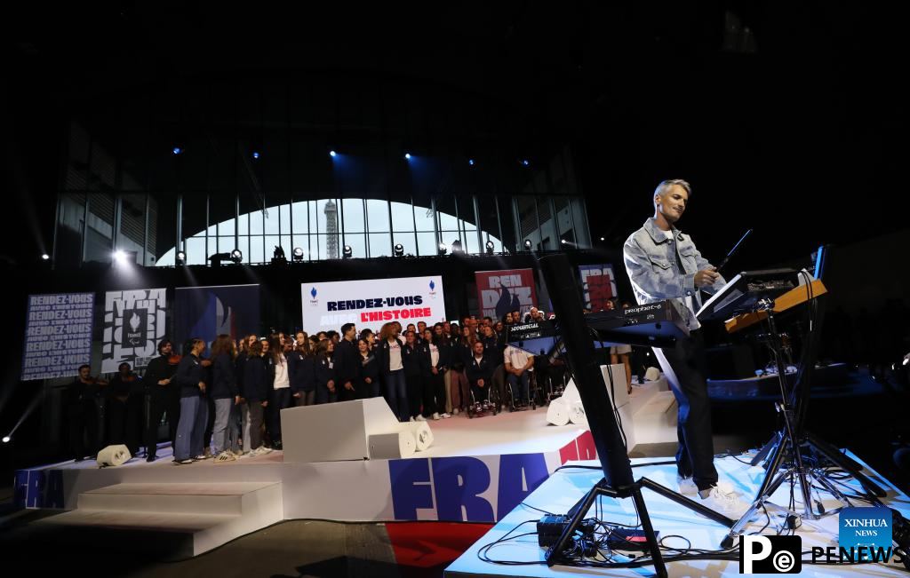 Ceremony held to celebrate 100-day countdown to Paris 2024 Olympic Games