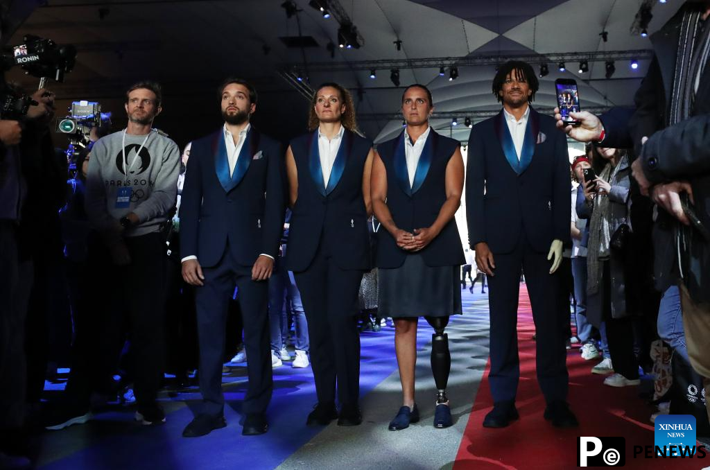 Ceremony held to celebrate 100-day countdown to Paris 2024 Olympic Games