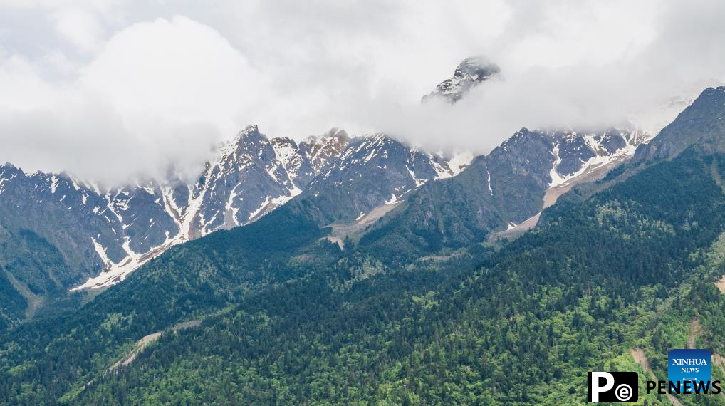 Scenery of Lhari County in Nagqu, China
