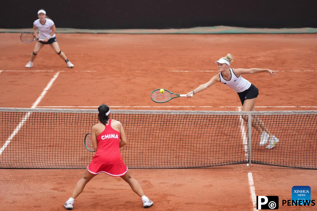 Highlights of Billie Jean King Cup 2024 tennis tournament