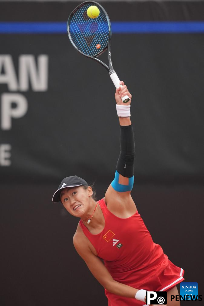 Highlights of Billie Jean King Cup 2024 tennis tournament