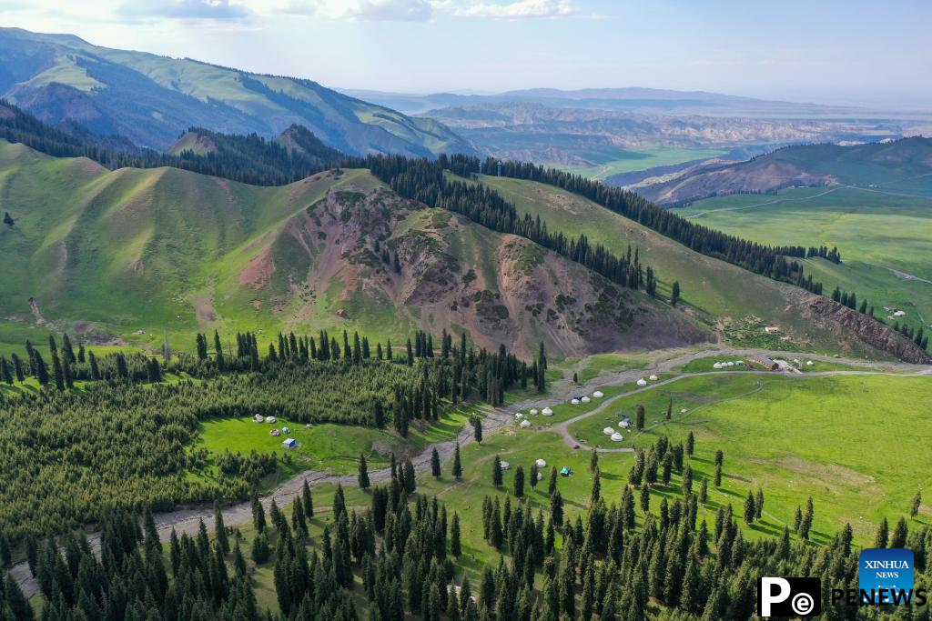 Scenery of Lujiaowan scenic area in Xinjiang