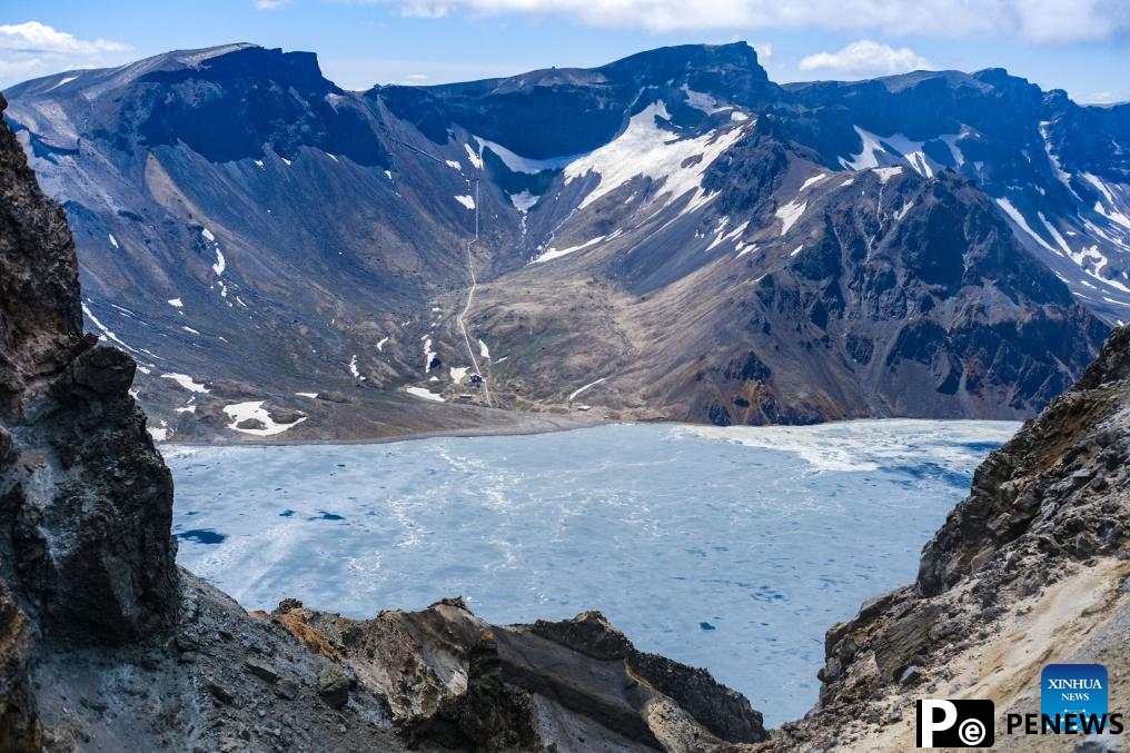 Scenery of Tianchi Lake in Jilin, NE China