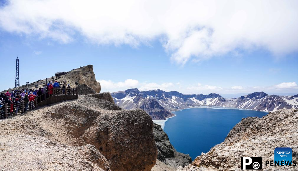Scenery of Tianchi Lake in Jilin, NE China