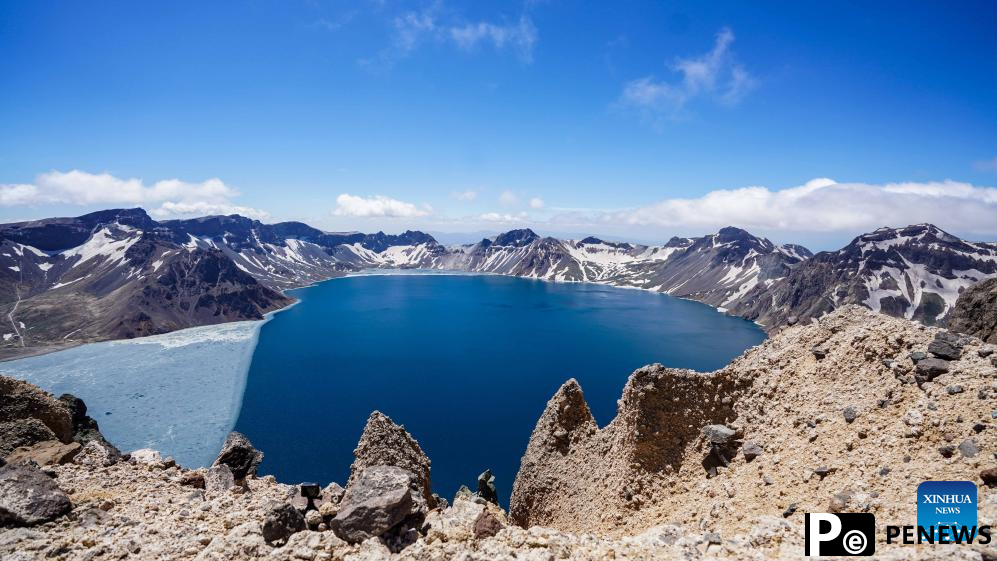 Scenery of Tianchi Lake in Jilin, NE China