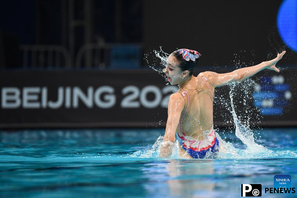 China dominates opening day with 3 golds at Artistic Swimming World Cup
