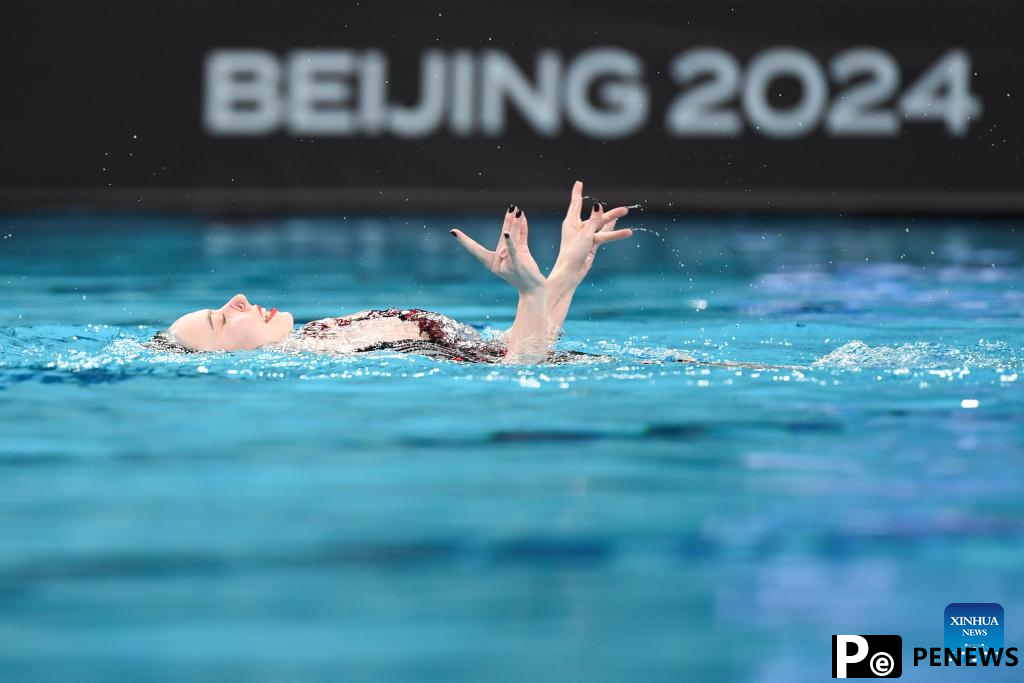 China dominates opening day with 3 golds at Artistic Swimming World Cup