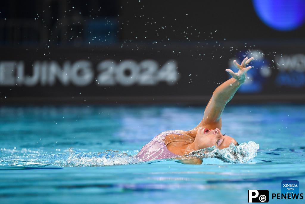 China dominates opening day with 3 golds at Artistic Swimming World Cup