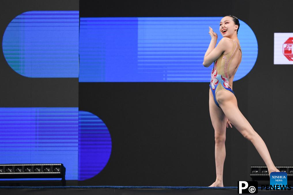 China dominates opening day with 3 golds at Artistic Swimming World Cup