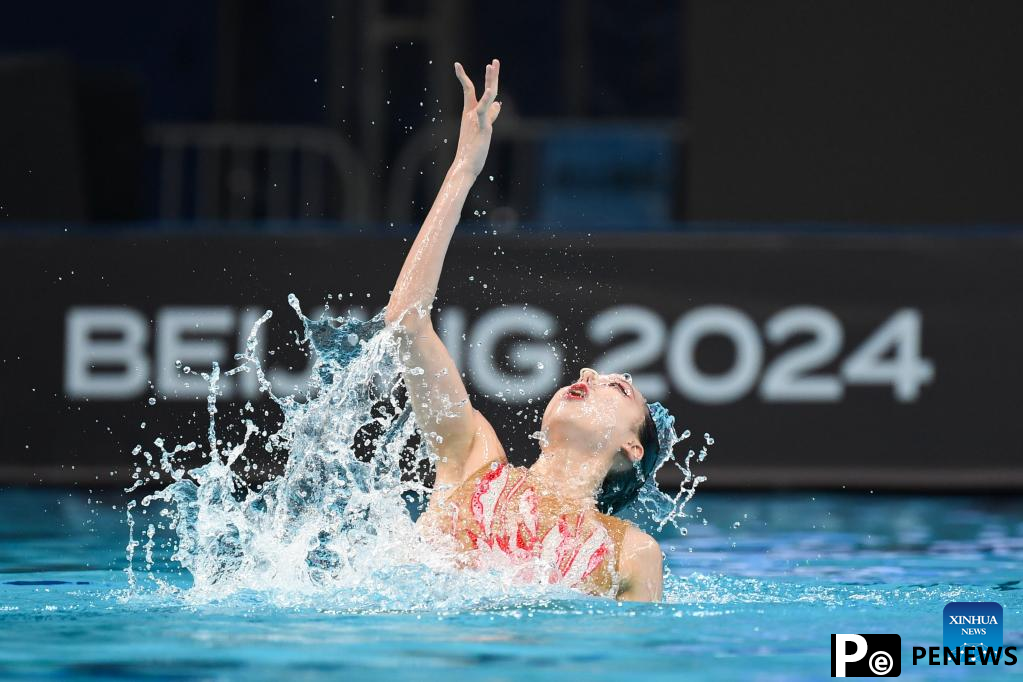 China dominates opening day with 3 golds at Artistic Swimming World Cup