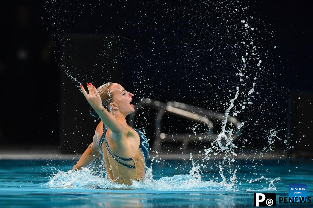 China dominates opening day with 3 golds at Artistic Swimming World Cup