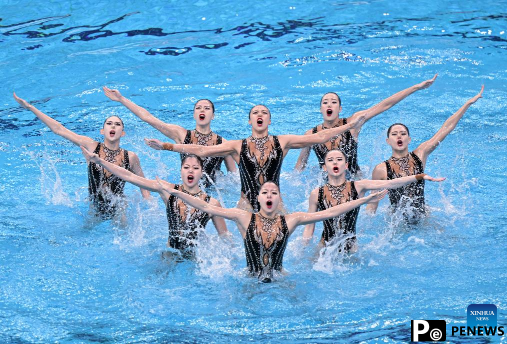 Highlights of World Aquatics Artistic Swimming World Cup 2024 in Beijing