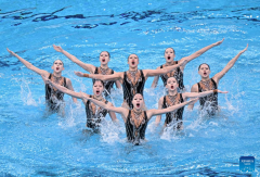 Highlights of World Aquatics Artistic Swimming World Cup 2024 in Beijing