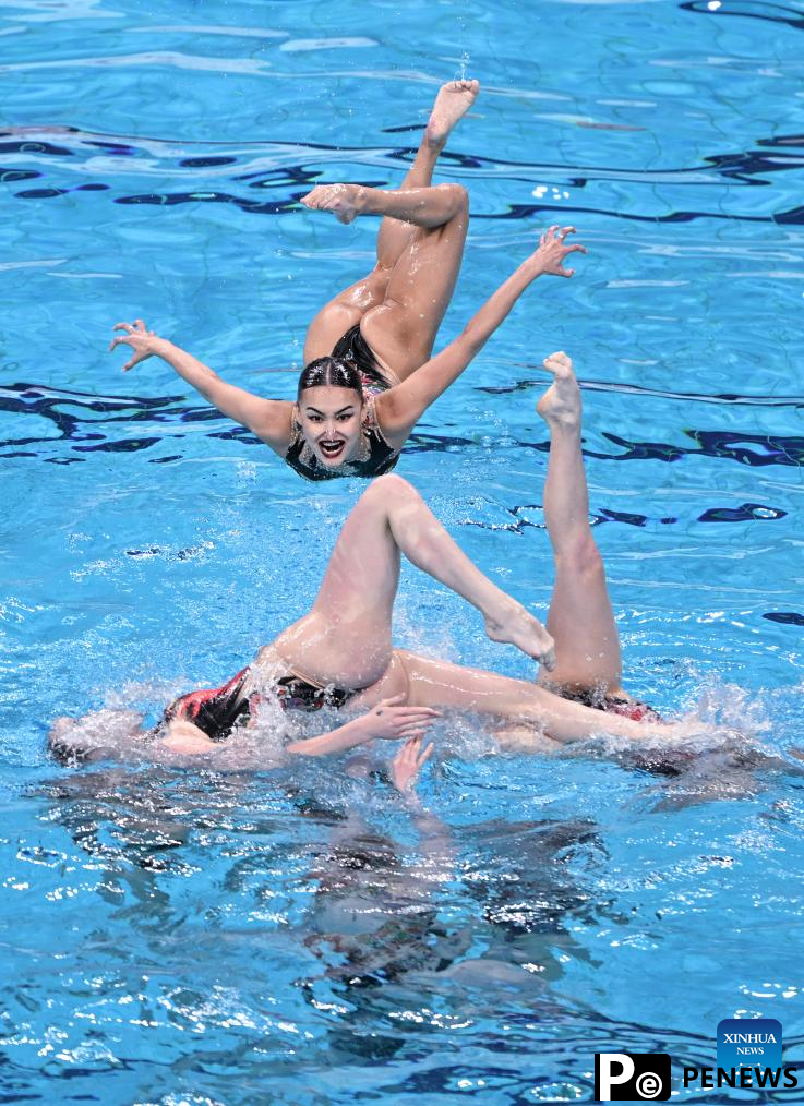 Highlights of World Aquatics Artistic Swimming World Cup 2024 in Beijing