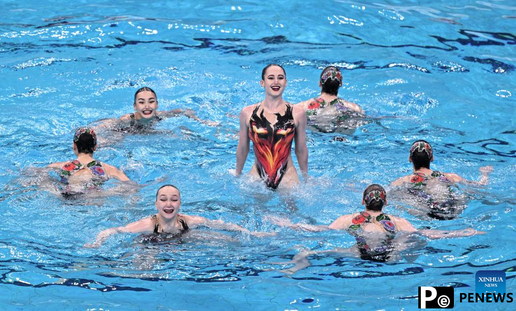 Highlights of World Aquatics Artistic Swimming World Cup 2024 in Beijing