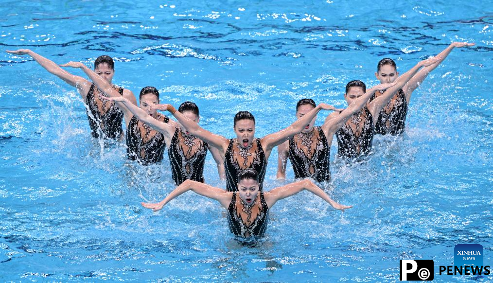 Highlights of World Aquatics Artistic Swimming World Cup 2024 in Beijing