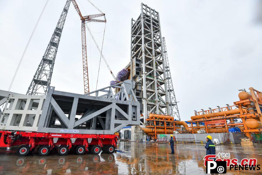 Construction of 2nd launch pad at Hainan commercial spacecraft launch site completed
