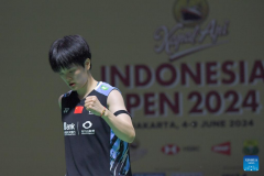 Women's singles 2nd round of Indonesia Open: Wang Zhiyi vs. Ester Nurumi Tri Wardoyo