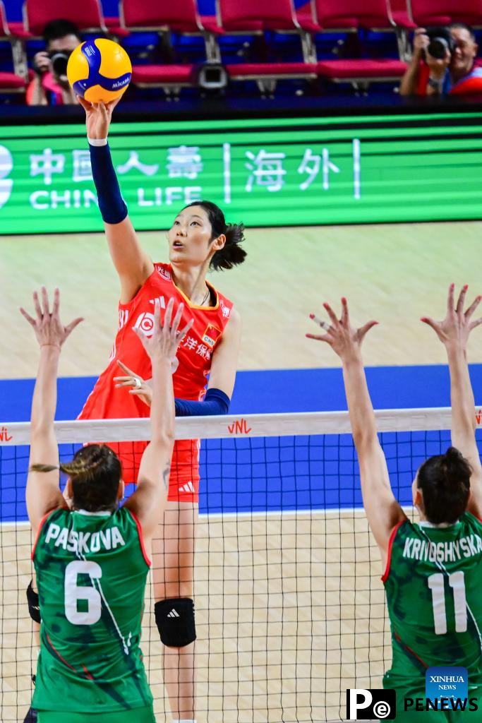 China sweeps Bulgaria in Women