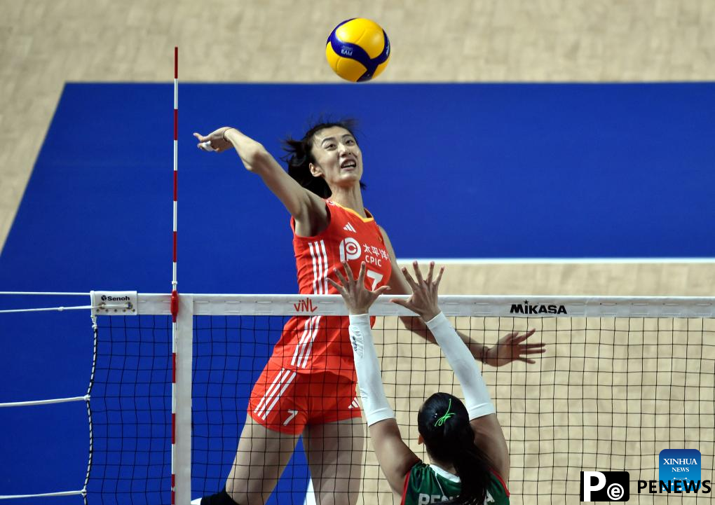 China sweeps Bulgaria in Women
