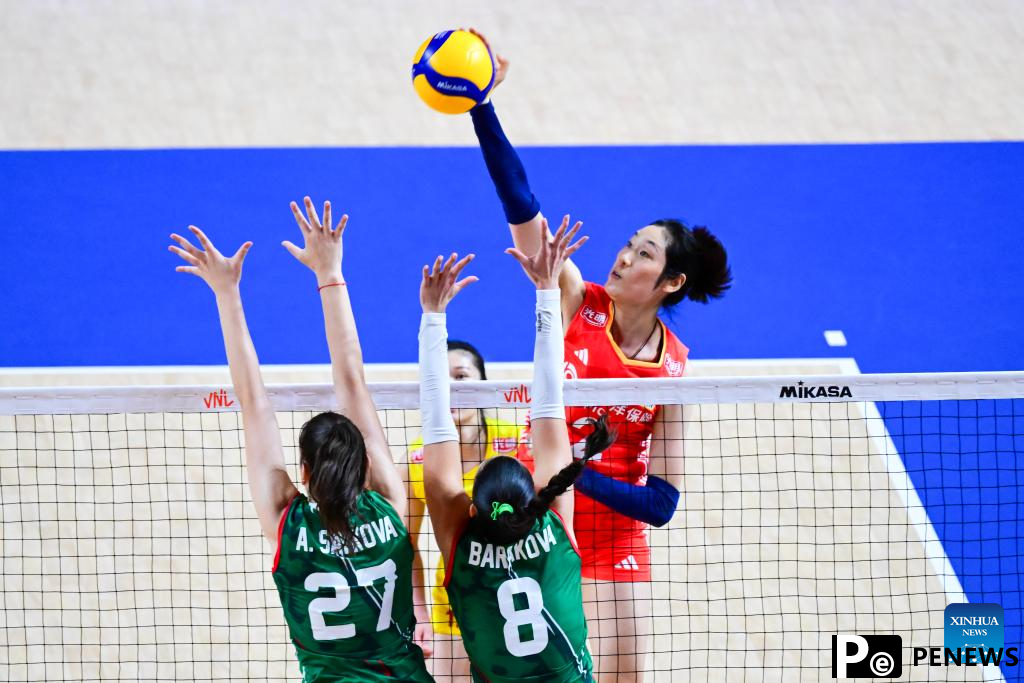 China sweeps Bulgaria in Women