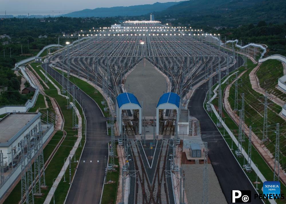 Tianfu high-speed train maintenance base put into use in SW China