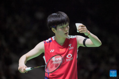 Women's singles 1st round of Indonesia Open: Wang Zhiyi vs. Goh Jin Wei