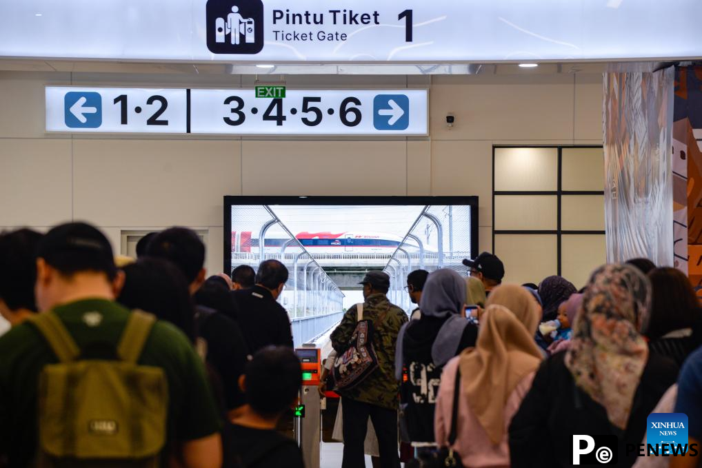 Jakarta-Bandung high-speed railway marks 8-month operation with 3.54 mln passengers