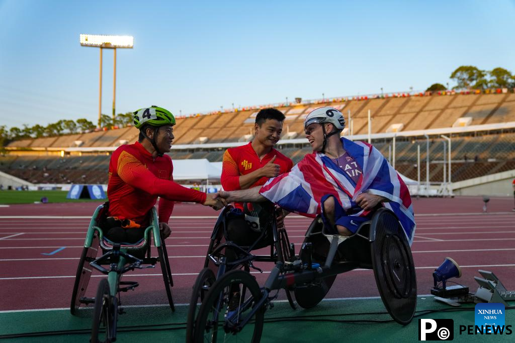 Tallying record golds, China athletes excel at Kobe Para Athletics Championships