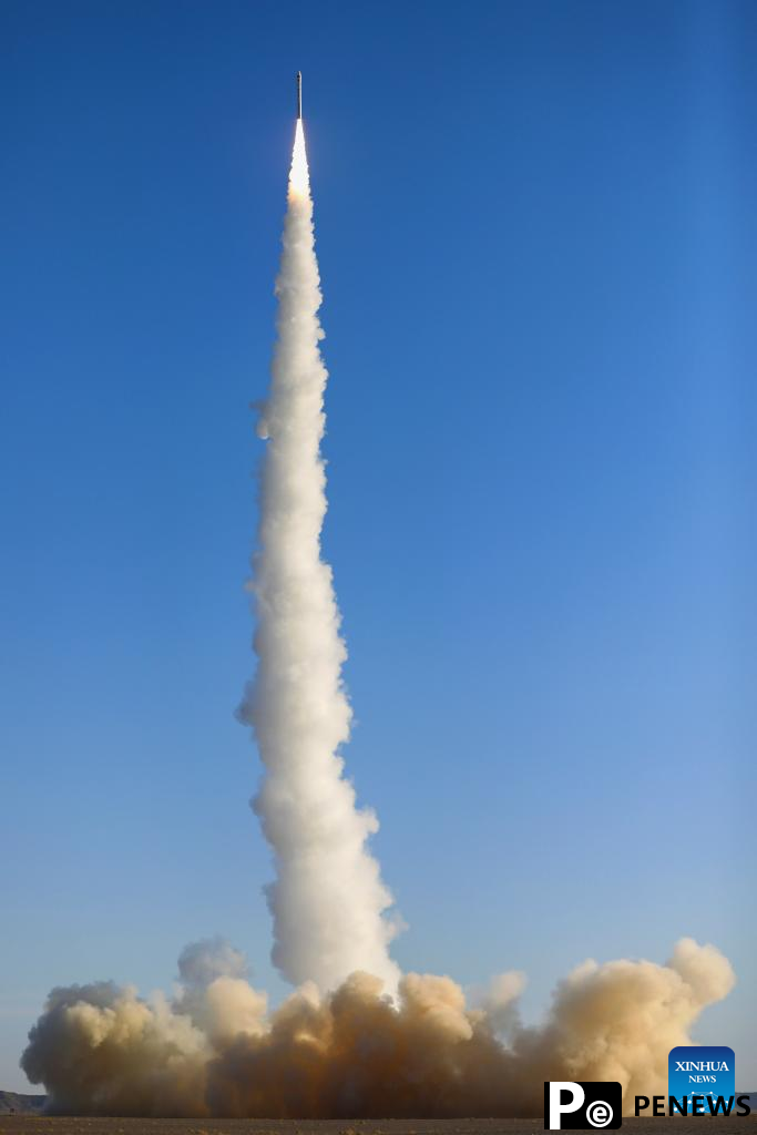 Chinese rocket launches 5 satellites into space