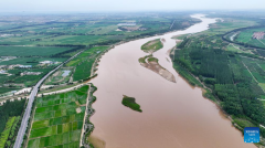 Scenery of Yellow River in Ningxia, NW China