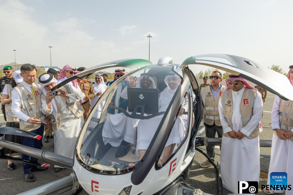 Saudi, Chinese firms conduct air taxi trial